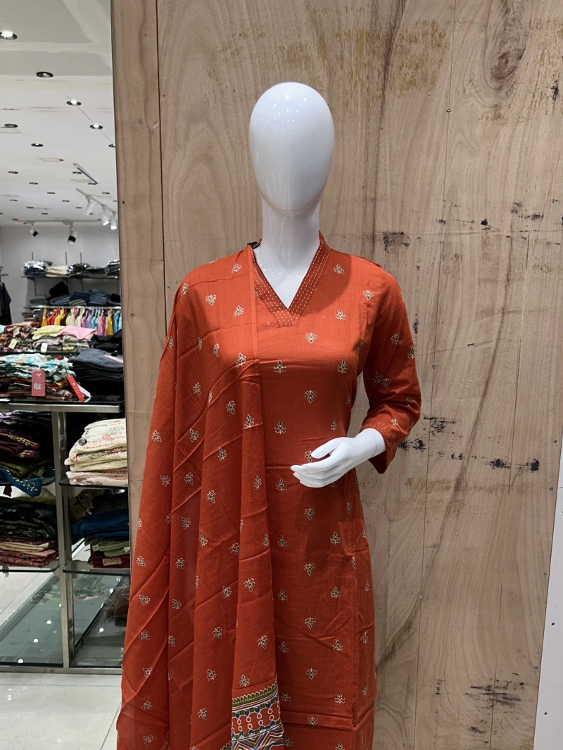 Cotton Salwar With Floral Design