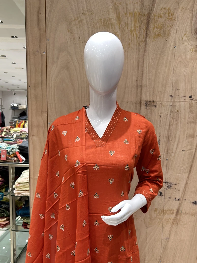 Cotton Salwar With Floral Design 3