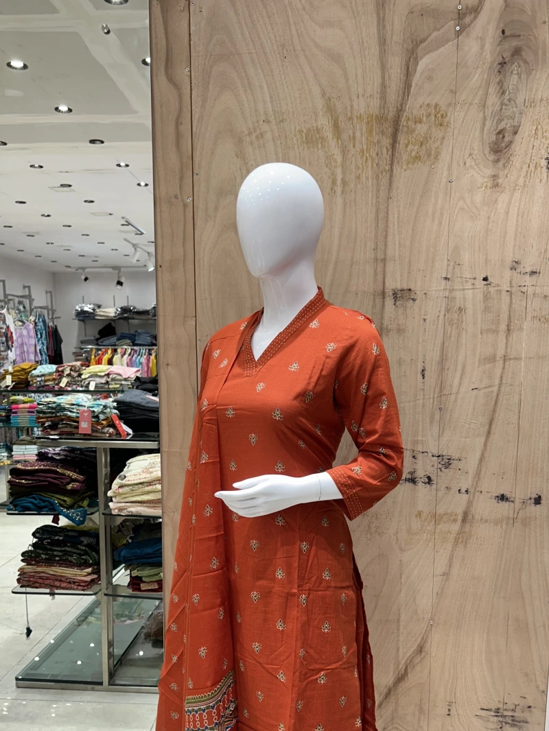 Cotton Salwar With Floral Design 4