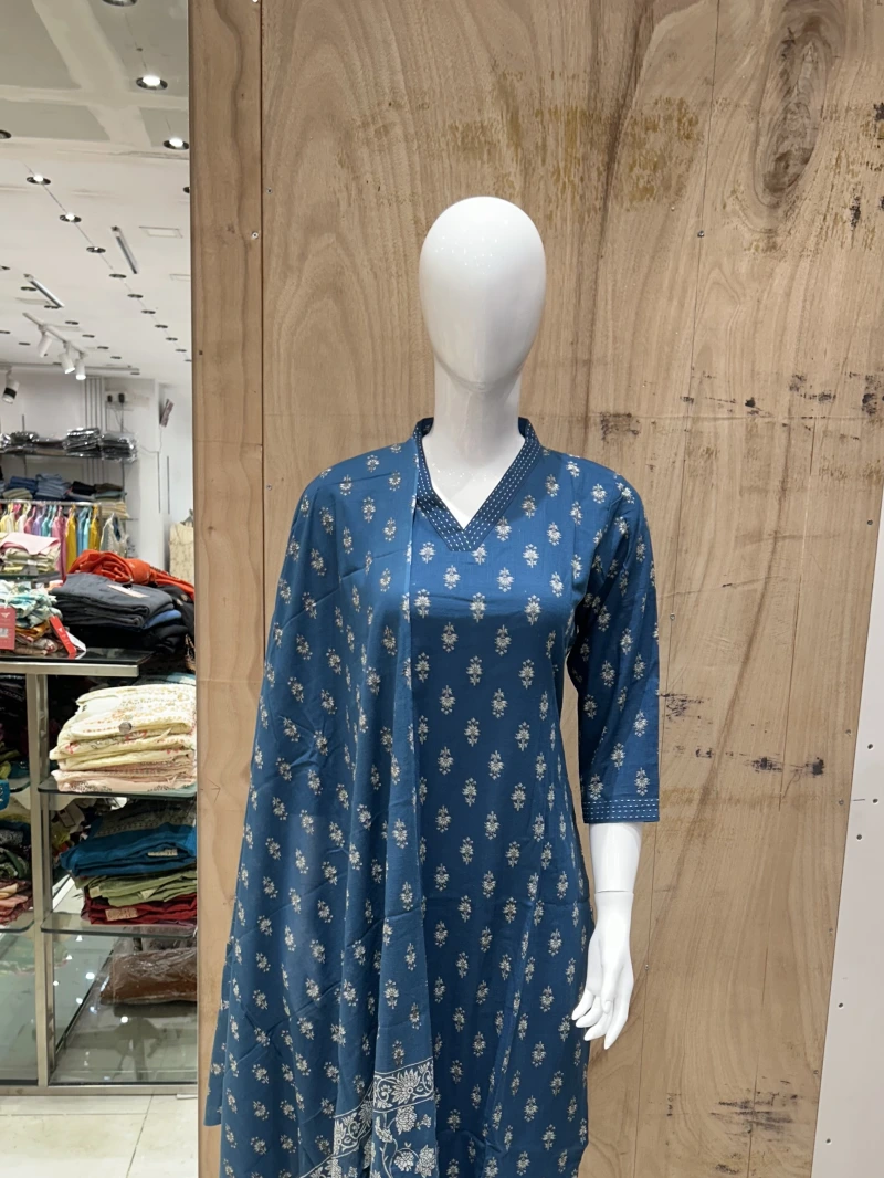 Pure Cotton Salwar With Floral Design