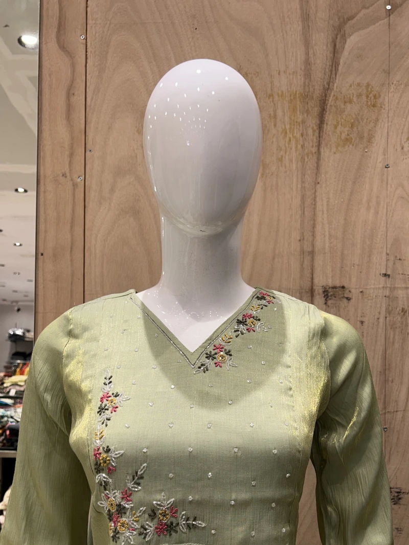 Shimmer Mul Chanderi Anarkali Salwar Suit 3
